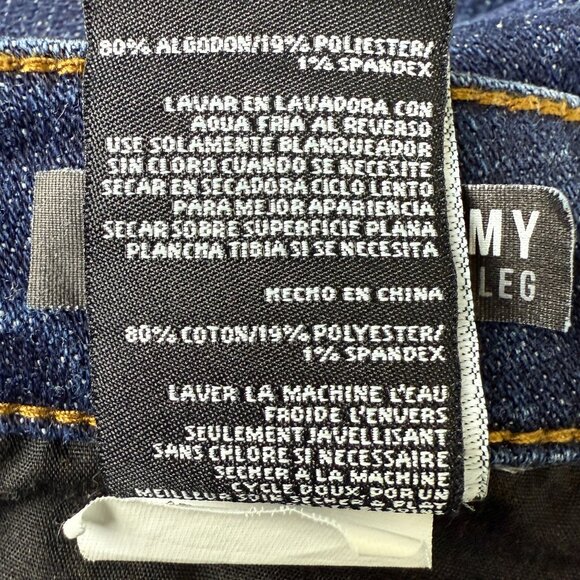 Kut From The Kloth Amy Crop Straight Leg Sz 6 Dark Wash Cuffed (Actual 31x24) - Picture 12 of 12